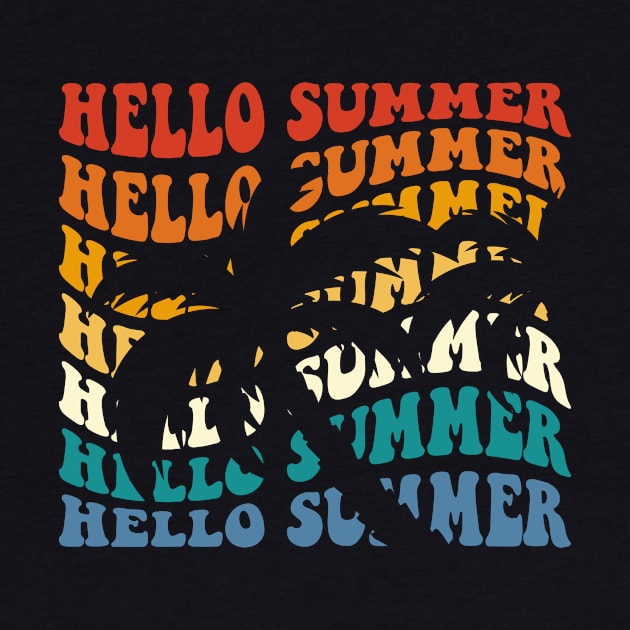 Hello Summer T Shirt For Women Men by QueenTees